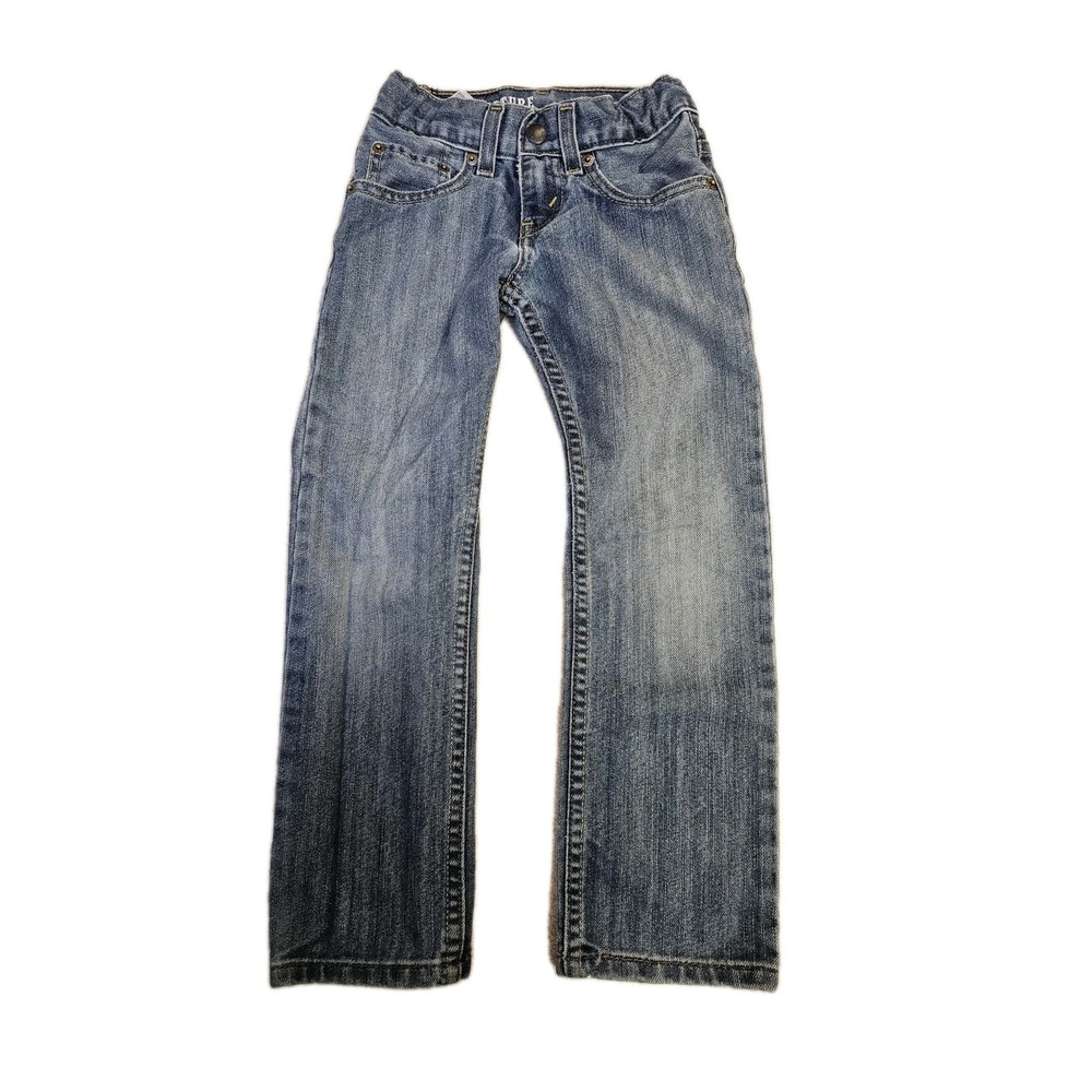 Levi Strauss Boys Jeans 6 Blue SLIM Straight Denim Pants Signature
